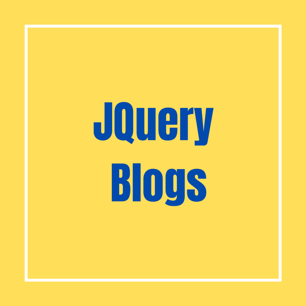 JQuery Blogs